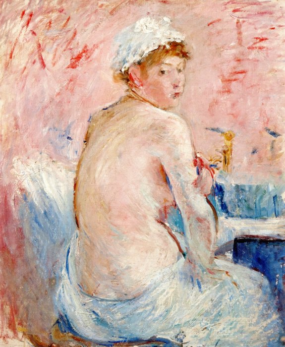Berthe Morisot - Akt von hinten - Nude from Behind